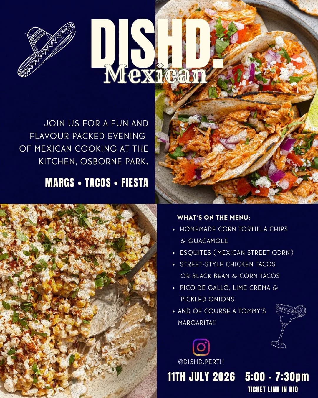 Mexican Cooking Class with DISHD.