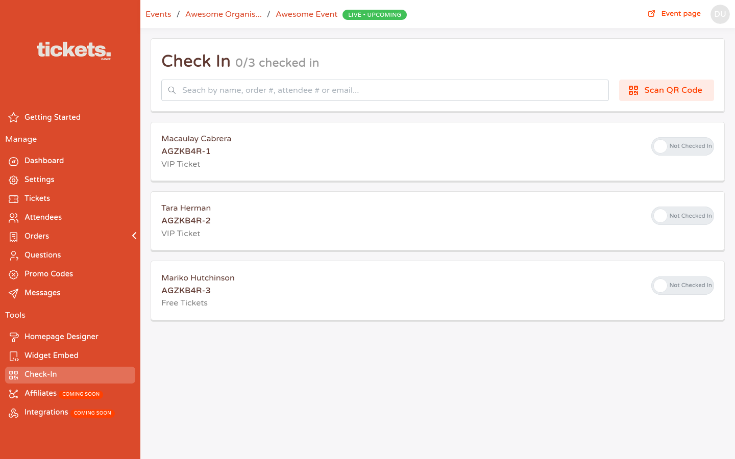 Intuitive Check-In Tools